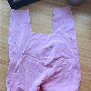 Lululemon leggings in vitapink